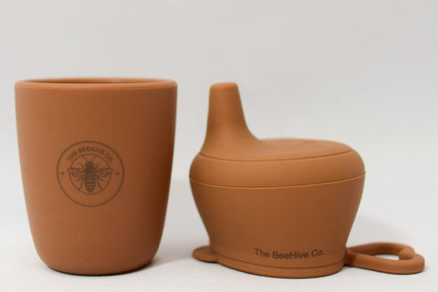 Open cup with Sippy lid | Potters Clay