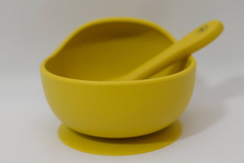 Scoop Suction Bowl with Spoon | Honeybee